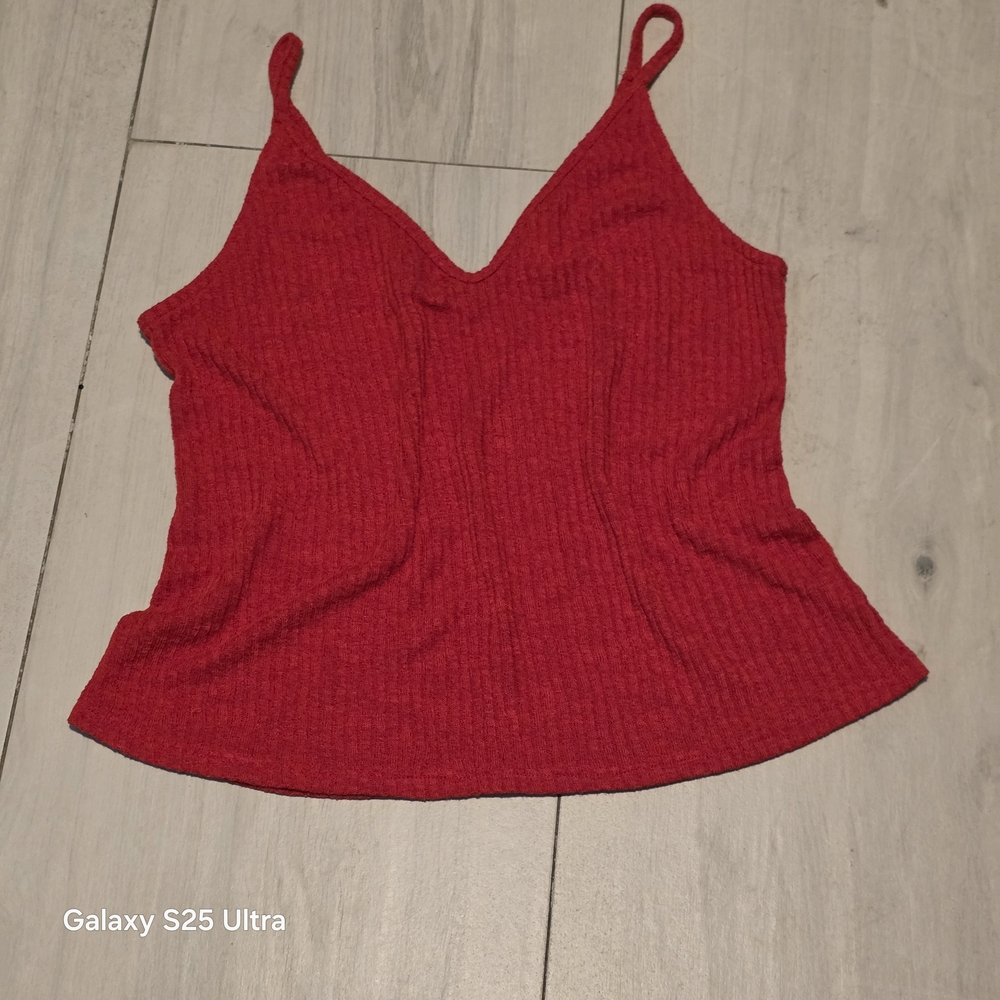 W108 Red Women's Camisole Top